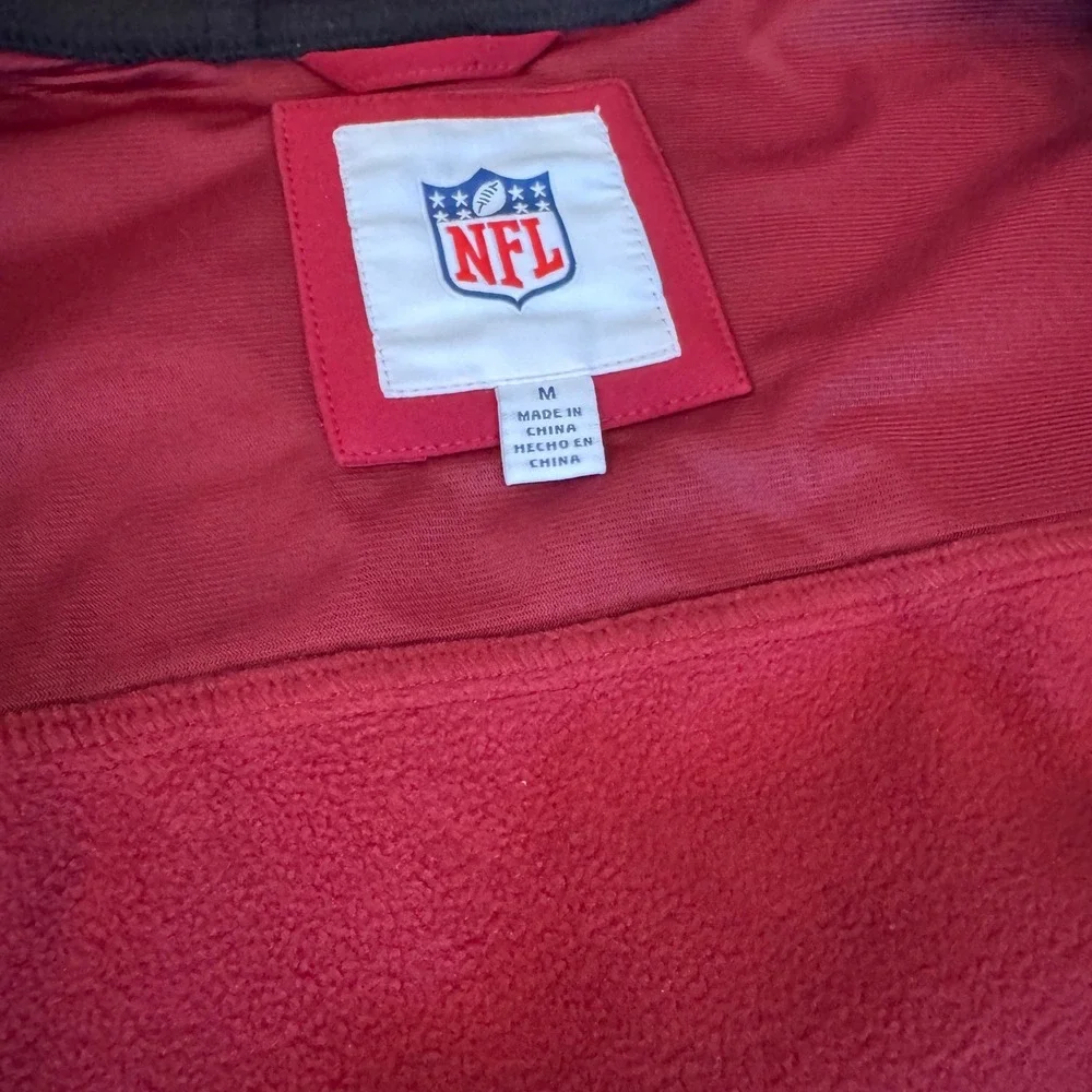 Arizona‎ Cardinals NFL Jacket Mens M Hooded Full Zip Fleece Lined Weatherproof - Picture 13 of 13